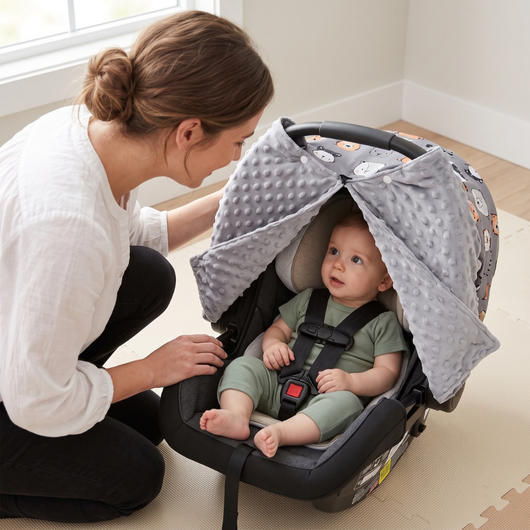 True Haven | Veil Nursing Cover – Everyday Feeding Essential, Easy to Clean