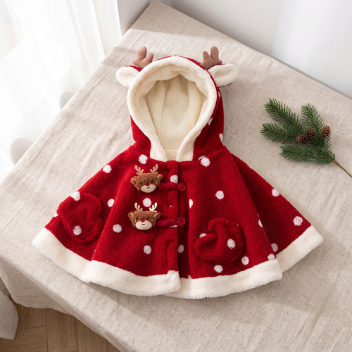 True Haven | Berry Kids Hooded Cloak – Adorable Everyday Essential, Gentle on Sensitive Skin