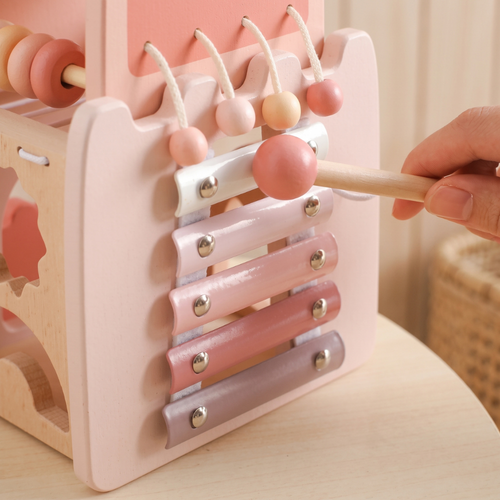 True Haven | Castle Baby Activity Cube – Hands-On Sensory Play, Encourages Early Learning