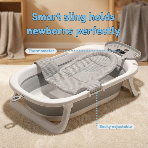 True Haven® Snug & Safe Foldable Baby Bathtub
