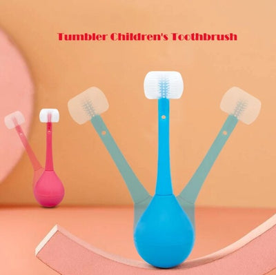 True Haven | Kids Three-Sided Toothbrush – Full-Coverage Brush Design, Gentle Soft Bristles