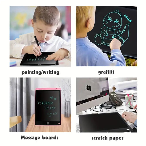 True Haven | Kids LCD Writing Tablet – Reusable Drawing Screen, Boosts Creativity & Fine Motor Skills