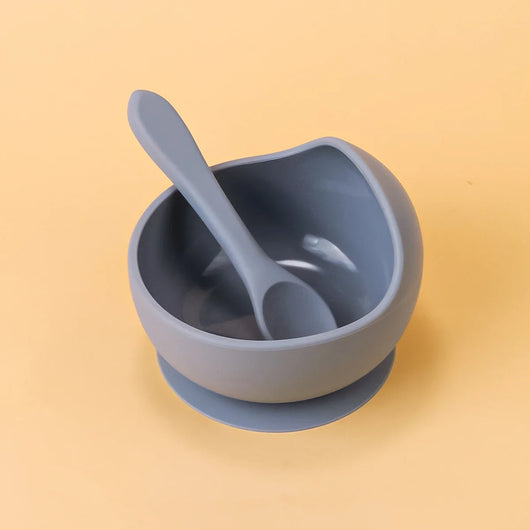 True Haven | Silicone Suction Bowls for Babies – Non-Slip Suction Base, Easy to Clean