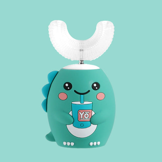 True Haven | Kids Electric U-Shaped Toothbrush – IPX7 Waterproof, 5 Cleaning Modes