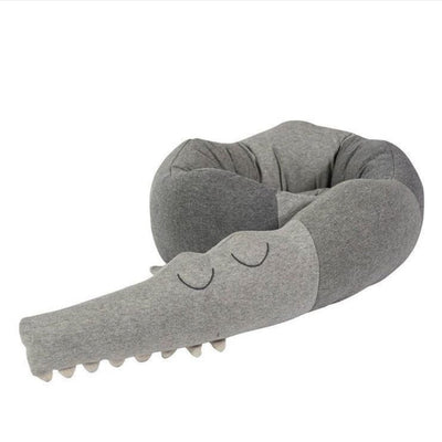 True Haven | Animal Crib Bumper Liner Plush Toy – Plush Comfort for Better Sleep, Hypoallergenic Materials