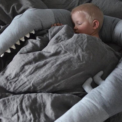 True Haven | Animal Crib Bumper Liner Plush Toy – Plush Comfort for Better Sleep, Hypoallergenic Materials