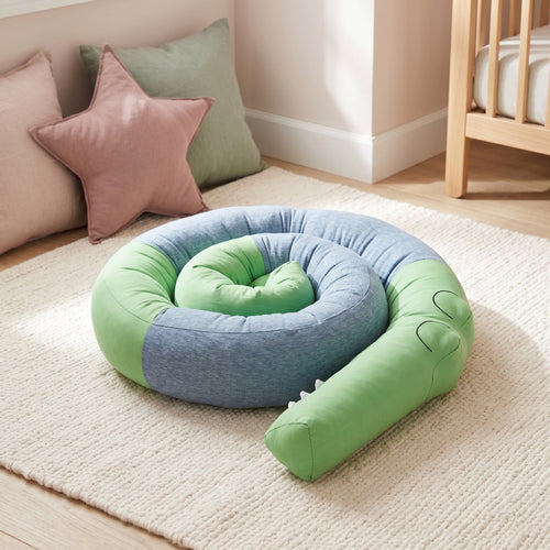 True Haven | Animal Crib Bumper Liner Plush Toy – Plush Comfort for Better Sleep, Hypoallergenic Materials
