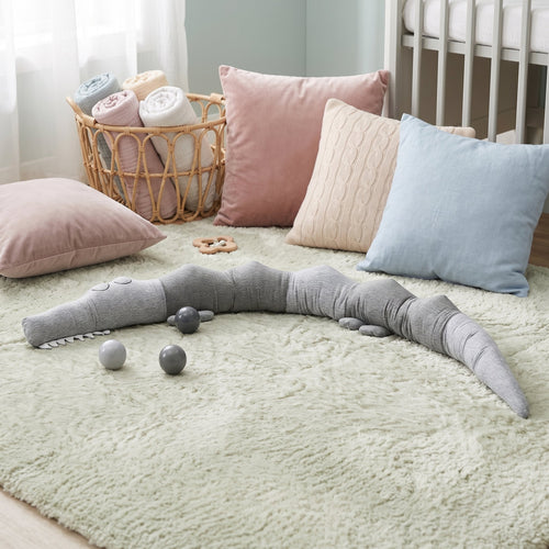 True Haven | Animal Crib Bumper Liner Plush Toy – Plush Comfort for Better Sleep, Hypoallergenic Materials