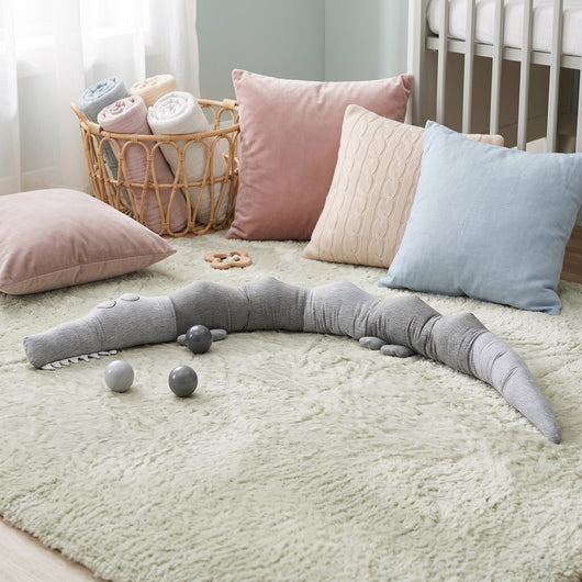 True Haven | Animal Crib Bumper Liner Plush Toy – Plush Comfort for Better Sleep, Hypoallergenic Materials