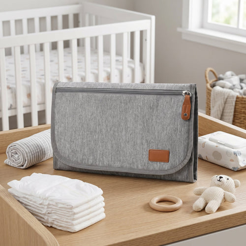 True Haven | Baby Diaper Backpack with Compression Storage – Everyday Nursery Helper, Space-Saving Design