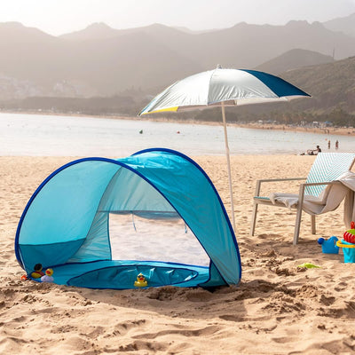 True Haven | Baby Beach Tent with Paddling Pool – Travel-Ready Baby Essential, Easy to Pack