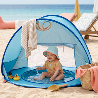 True Haven | Baby Beach Tent with Paddling Pool – Travel-Ready Baby Essential, Easy to Pack