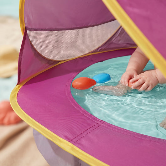 True Haven | Baby Beach Tent with Paddling Pool – Travel-Ready Baby Essential, Easy to Pack