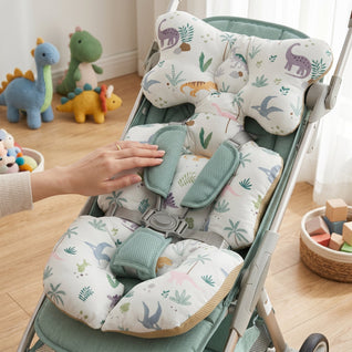 True Haven | Breathable Head Support Stroller Pad – On-the-Go Comfort, Fits Most Strollers & Car Seats