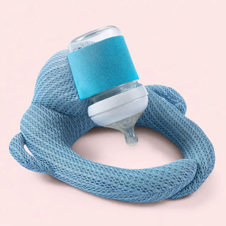 True Haven | Hands-Free Baby Bottle Feeding Pillow – Ergonomic Anti-Reflux Support Cushion