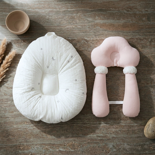 True Haven | Comfort Nest Bundle – Ready-to-Gift Baby Bundle, Coordinated Nursery Set