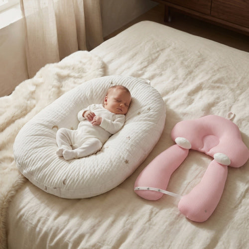 True Haven | Comfort Nest Bundle – Ready-to-Gift Baby Bundle, Coordinated Nursery Set