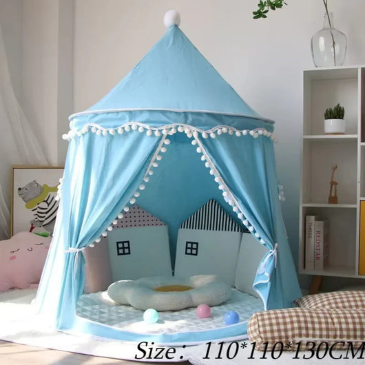 True Haven | Canvas Play Teepee – Screen-Free Developmental Toy, Safe for Little Hands