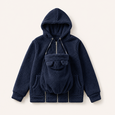 True Haven | Babywearing Hoodie – Hands-Free Baby Carrier Pouch Sweatshirt for Parents, 8 Colors, S-XXL