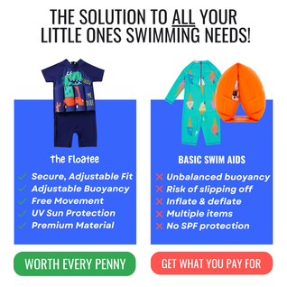 True Haven | Kids Swim Float Vest – UPF 50+ Sun Protection Swimwear for Toddlers, Ages 1-6