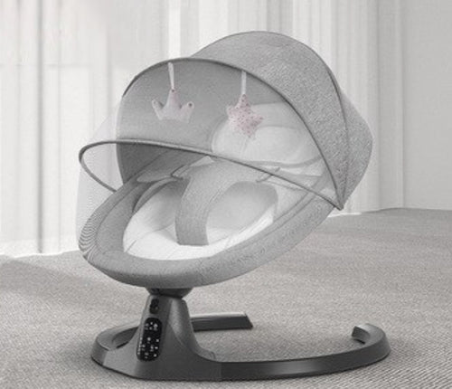 True Haven | Electric Baby Rocking Chair – Smart Auto-Soothing Sensor, 5-Speed Swing with Bluetooth Lullabies