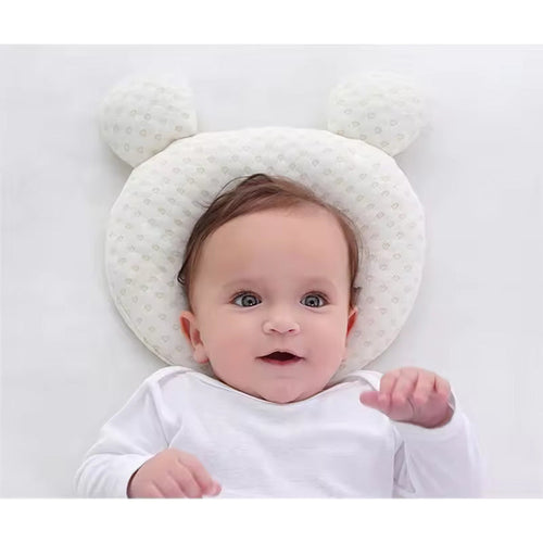 True Haven | Natural Latex Baby Head Support Pillow – Breathable Natural Latex, Machine Washable Cover