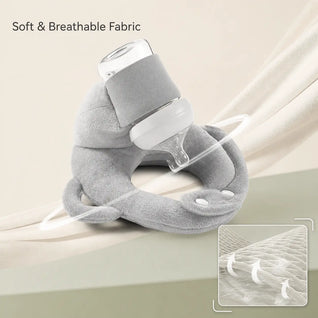 True Haven | Adjustable Baby Bottle Holder – Hands-Free Snap-Fit Feeding Strap, 3+ Months