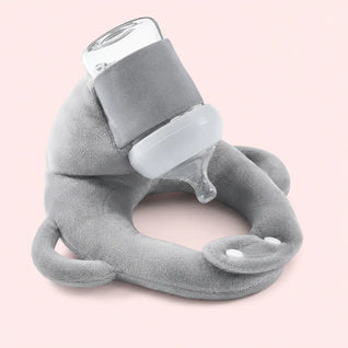 True Haven | Adjustable Baby Bottle Holder – Hands-Free Snap-Fit Feeding Strap, 3+ Months