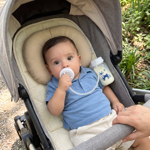 True Haven | Fawn Hands Free Bottle – Everyday Feeding Essential, Easy to Clean