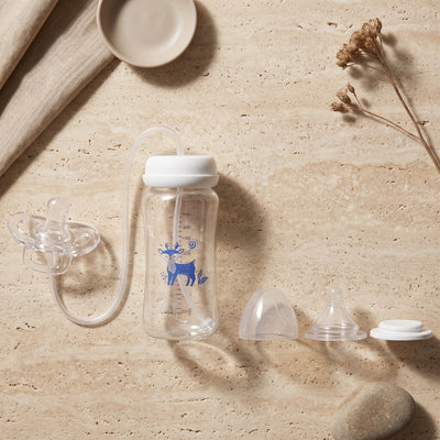 True Haven | Fawn Hands Free Bottle – Everyday Feeding Essential, Easy to Clean