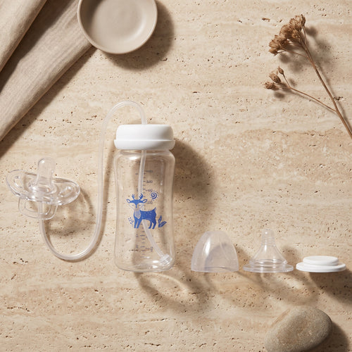 True Haven | Fawn Hands Free Bottle – Everyday Feeding Essential, Easy to Clean