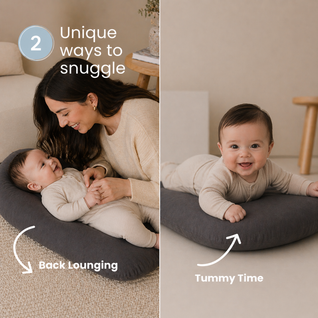 True Haven | Baby Nest with Cover – Breathable Newborn Lounger & Cocoon Bed, 5 Colors, Machine Washable