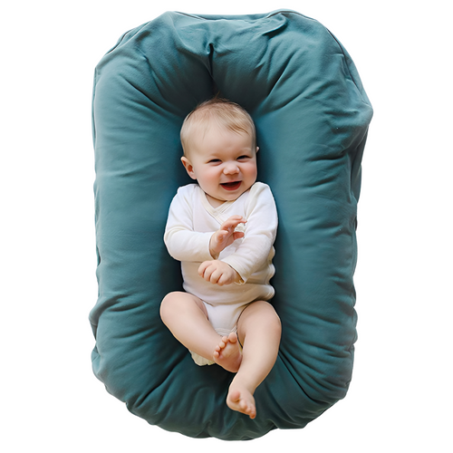 True Haven | Baby Lounger Nest Bed – Womb-Inspired Design, Removable Washable Cover