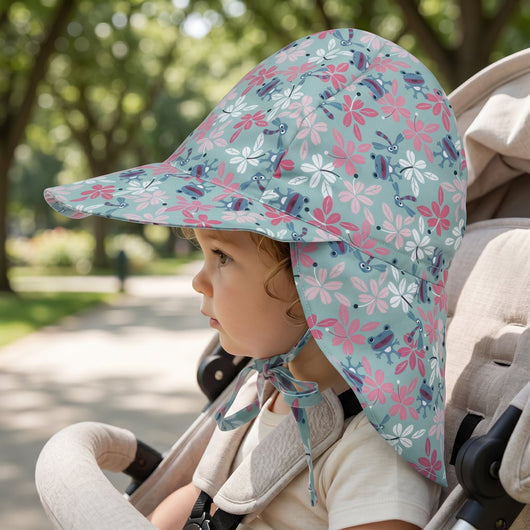 True Haven | Adjustable Baby UPF 50 Hat – Soft Everyday Wear, Breathable Comfortable Fit