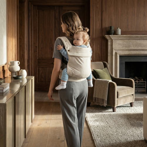 True Haven | Ergonomic Baby Carrier – Supportive Everyday Carrier, Adjustable Fit