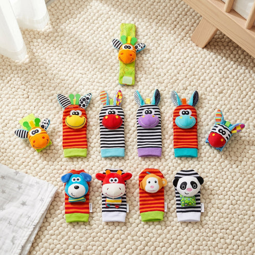True Haven | Sensory Baby Socks & Wristband Set – Comfortable All-Day Wear, Easy-Care Fabric