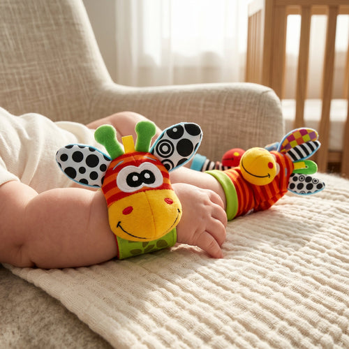 True Haven | Sensory Baby Socks & Wristband Set – Comfortable All-Day Wear, Easy-Care Fabric