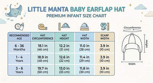 True Haven | Baby Earflap Hat – Cozy Cold-Weather Layer, Machine Washable
