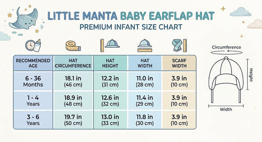 True Haven | Baby Earflap Hat – Cozy Cold-Weather Layer, Machine Washable