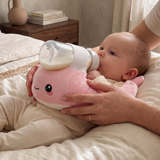 True Haven | Baby Feeding Support Pillow – Mealtime Made Easier, Hands-Free Comfort