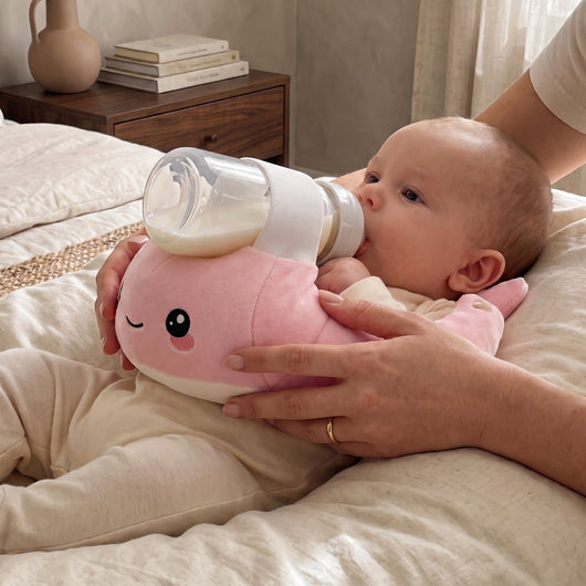 True Haven | Baby Feeding Support Pillow – Mealtime Made Easier, Hands-Free Comfort