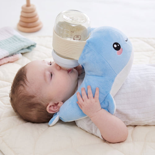 True Haven | Baby Feeding Support Pillow – Mealtime Made Easier, Hands-Free Comfort