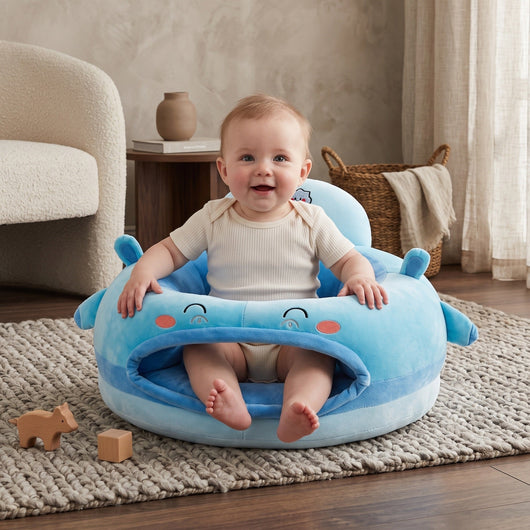 True Haven | Baby Sit-Up Support Chair – Supportive Nursery Essential, Sturdy & Comfortable