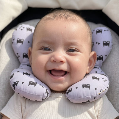True Haven | Baby Travel Pillow – Built for Busy Days Out, Compact & Portable