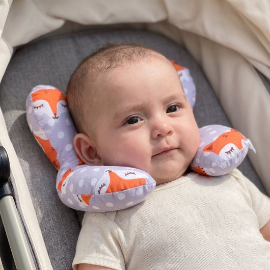 True Haven | Baby Travel Pillow – Built for Busy Days Out, Compact & Portable