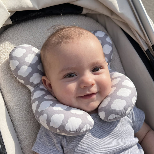 True Haven | Baby Travel Pillow – Built for Busy Days Out, Compact & Portable
