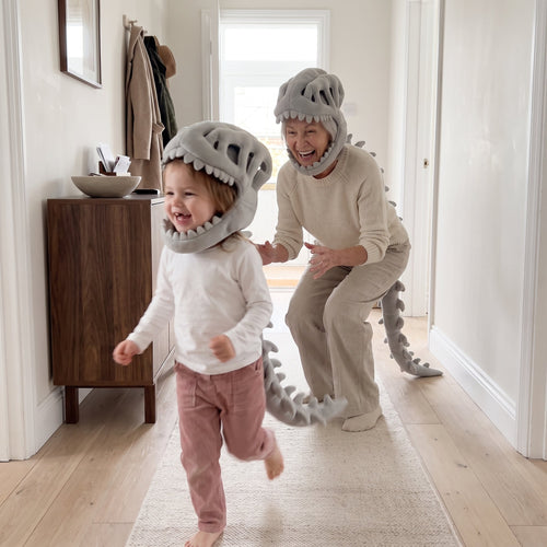 True Haven | Dino Plush Hoodie – Comfortable All-Day Wear, Easy-Care Fabric