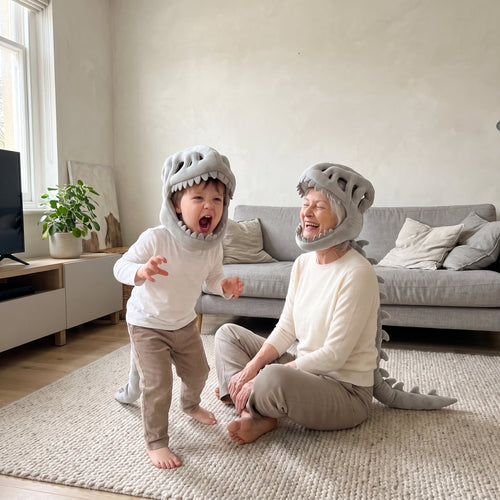 True Haven | Dino Plush Hoodie – Comfortable All-Day Wear, Easy-Care Fabric