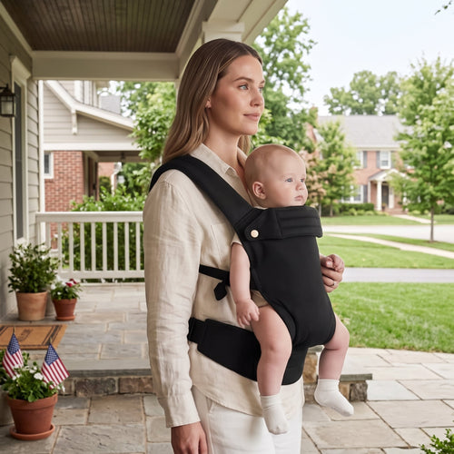 True Haven | Ergonomic Baby Carrier – Supportive Everyday Carrier, Adjustable Fit