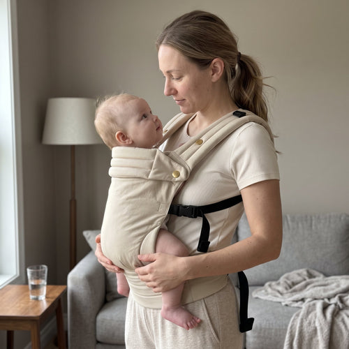 True Haven | Ergonomic Baby Carrier – Supportive Everyday Carrier, Adjustable Fit